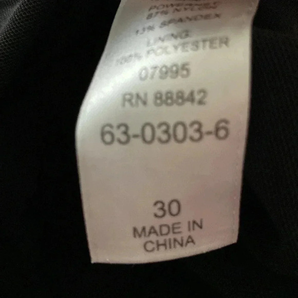 SWIM SUITS FOR ALL WO SIZE 30 ONE PIECE BLACK SWIMSUIT LINED BRA FAUX WRAP FRONT - Picture 13 of 14